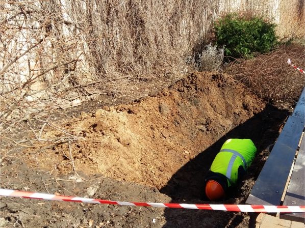 Naprawa awarii sieci wodociągowej